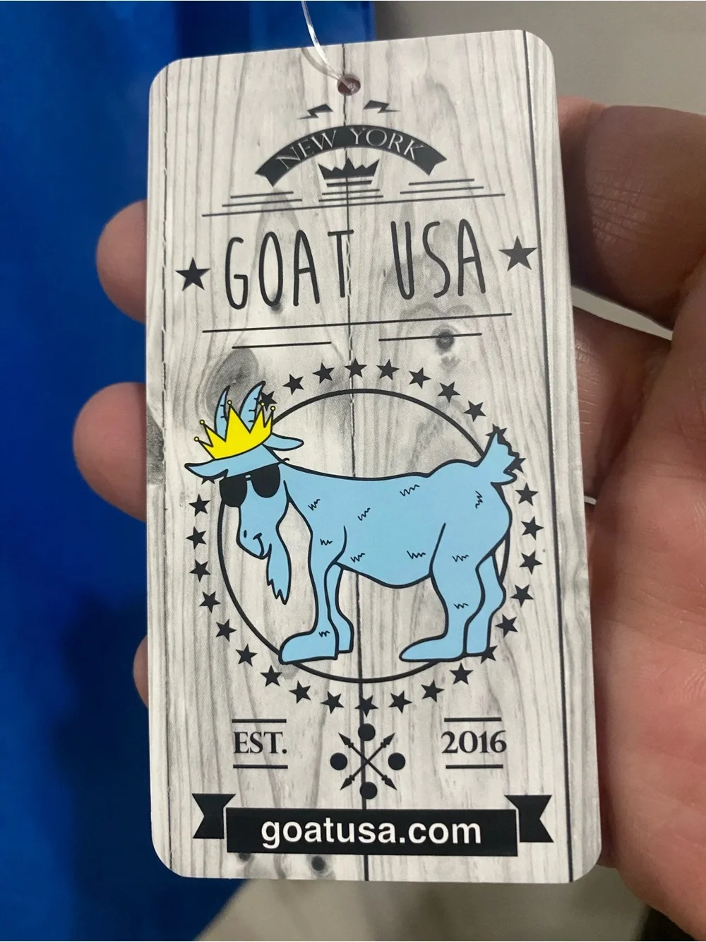 Goat Usa bright blue